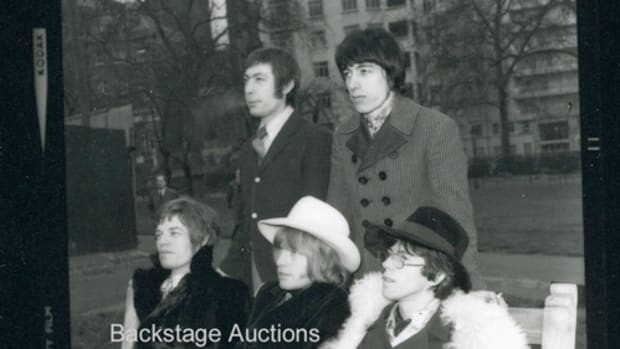One of the many Rolling Stones images to be found in Backstage Auctions' London Features auction. Image courtesy of Backstage Auctions.