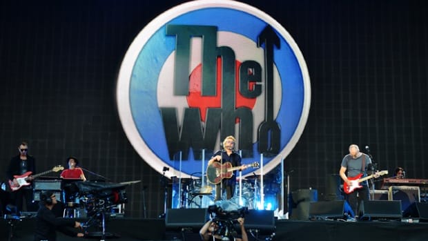 The Who’s new concert film, The Who In Hyde Park, was filmed in June in London and was screened in over 360 theaters throughout the United States on Thursday, October 8th. (Photo by Fabrice Demessence)