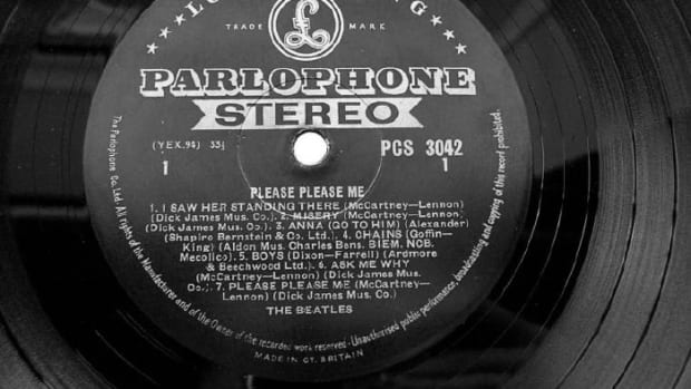 The Beatles, "Please Please Me" LP. Described as the most sought-after Beatles collectible in the world today