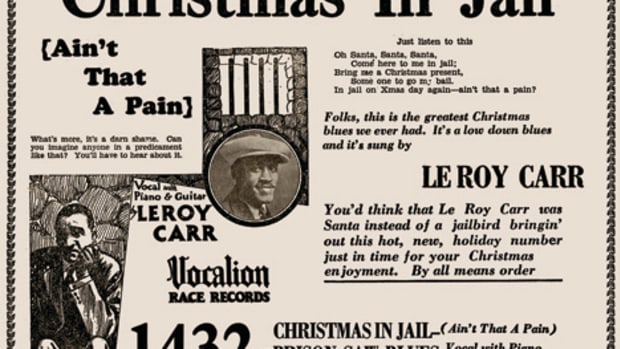 Leroy Carr Christmas In Jail Vocalion 1432