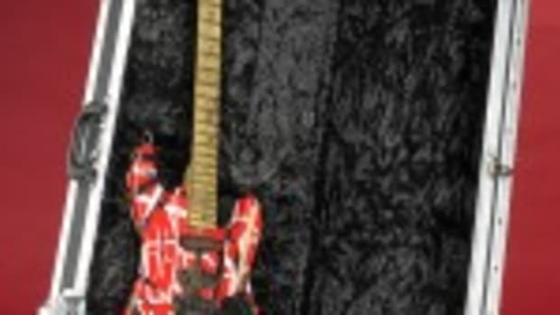 Eddie Van Halen's "Frank 2" guitar (photo by Hugh Talman)