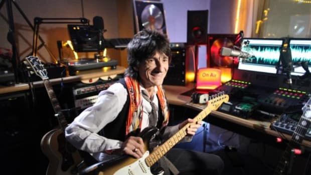 Ron Wood’s radio show is available for on-demand listening on the show’s Web site.