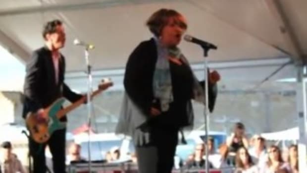 Mavis Staple at 2011's Newport Folk Festival