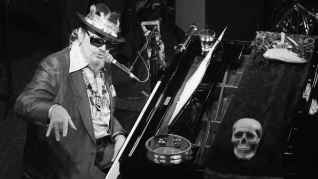 Dr. John gestures toward the audience during his Oct. 23 show at Havana in New Hope, Pa. (Photo by Chris M. Junior)