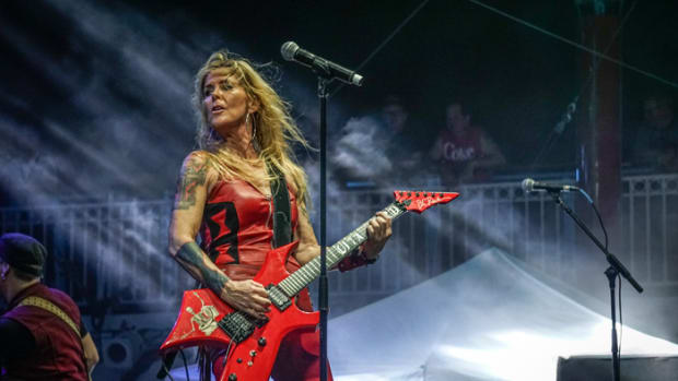 Lita Ford performing on the KISS Kruise V. All photos courtesy of KISS.