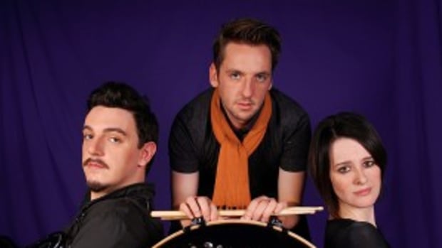 GoGoBot are (left to right) Marko Kelly (guitar and lead vocals), Gordon McNeil (drums), and Rosie McClune (bass). 