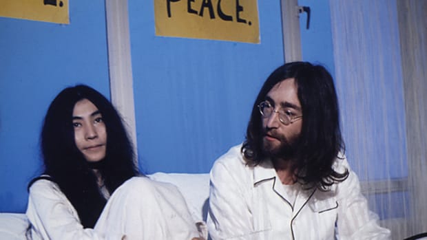 LENNON and Ono’s activism would reach its peak in 1972. Photo courtesy of Laurens Van Houten/Frank White Photo Agency