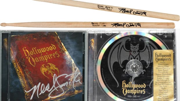 “The Hollywood Vampires” Neal Smith Autographed Drumsticks from the recording session of "School's Out/Another Brick In The Wall pt. 2"