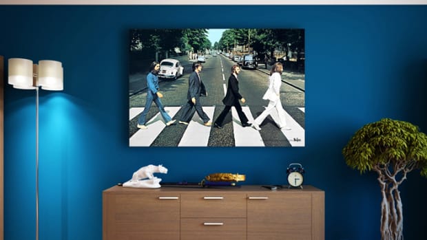 Nothing's better than an Abbey Road crossing in your living room. Image courtesy of Steiner Sports.