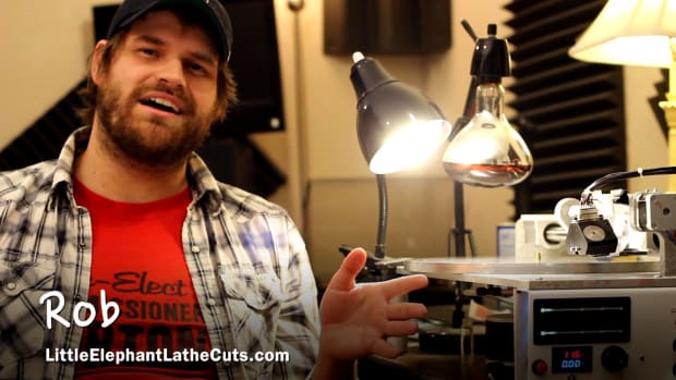  Rob Courtney, owner of Little Elephant Lathe Cuts.