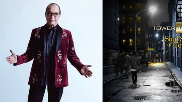  Tower of Power's founding member Emilio Castillo and the band's newest album. Images courtesy of Tower of Power.
