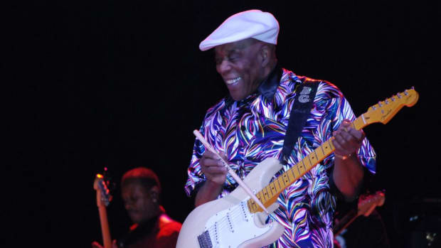 Buddy Guy has always puts on a vibrant live performance. Photo by Joe Curtis.