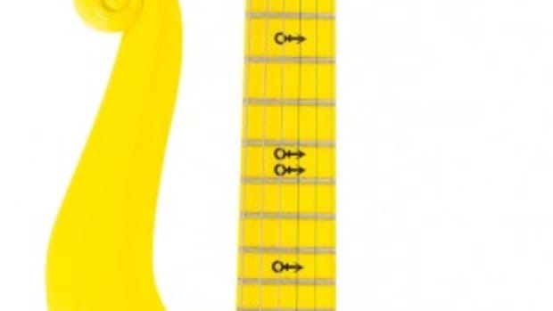 Prince's "Yellow Cloud" guitar. Image courtesy of Heritage Auctions.