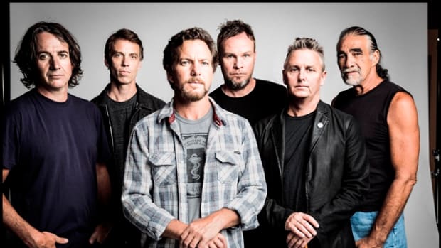 Pearl Jam celebrated May Day with a searing concert at New York City’s Madison Square Garden. (Photo by Danny Clinch)