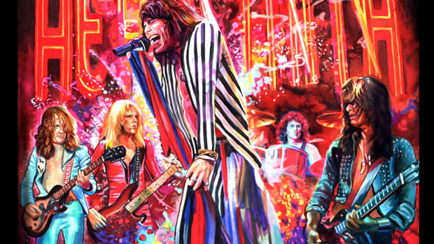 Aerosmith on Tour book_cover art by Chris Hoffman-900