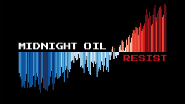 Midnight Oil -- Resist album cover art
