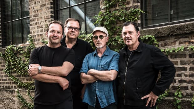 The Smithereens with Marshall Crenshaw -- Photo by Luciano J. Bilotti