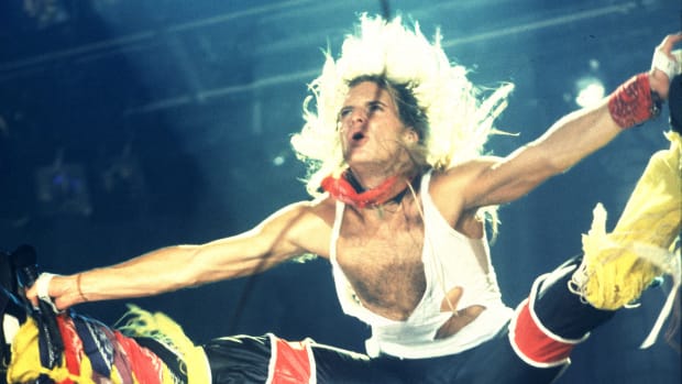 David Lee Roth of Van Halen on 10/11/81 in Chicago, Il. (Photo by Paul Natkin/WireImage)