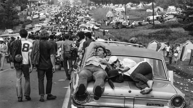 Woodstock couple sleeping
