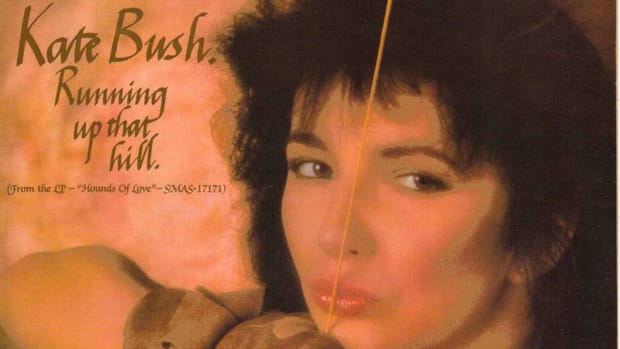 Picture sleeve of Kate Bush's 7-inch 45rpm U.S. single, released August 1985. Courtesy of 45cat.com