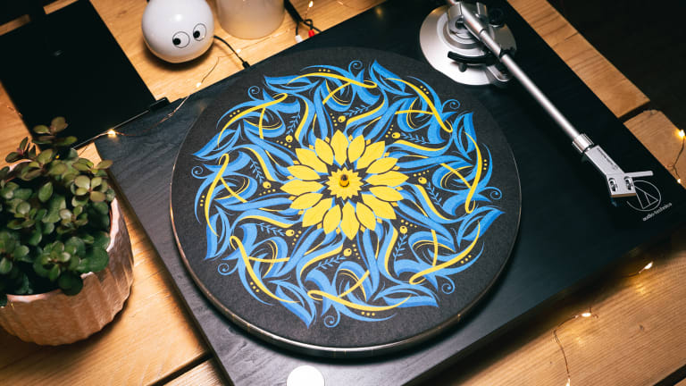 Audio-Technica produces limited-edition slipmats for Ukraine fundraiser