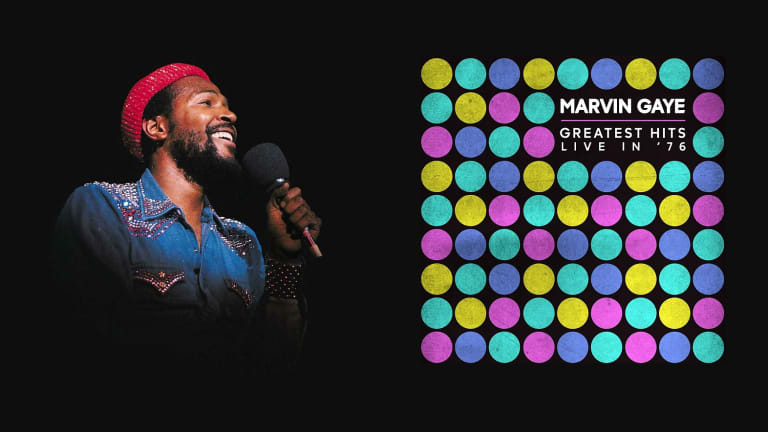 Marvin Gaye's alive! And he's "Live in '76" with a never before released live album