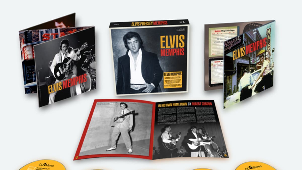 Take a more “stripped-down” trip through Elvis' Memphis with 5-CD set -  Goldmine Magazine: Record Collector & Music Memorabilia