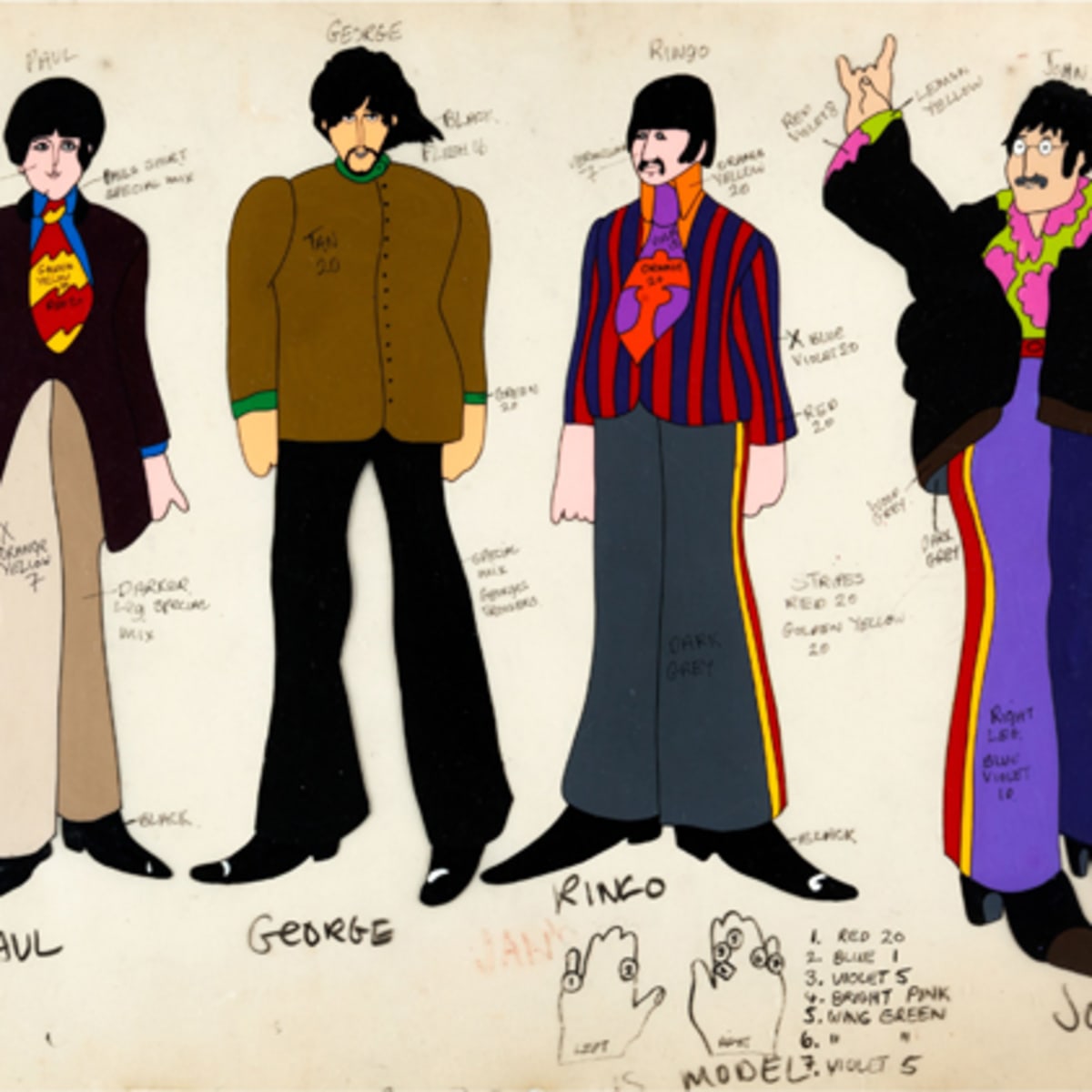 Never-before-seen 'Yellow Submarine' animation art heads to auction -  Goldmine Magazine: Record Collector & Music Memorabilia