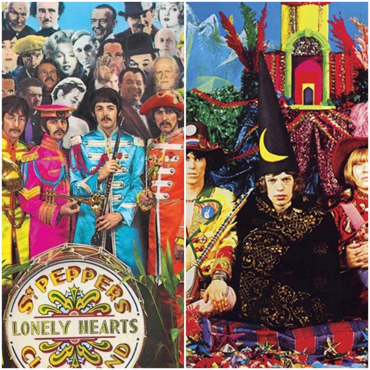 The Great Psychedelic Face-off: Sgt. Pepper vs. Satanic