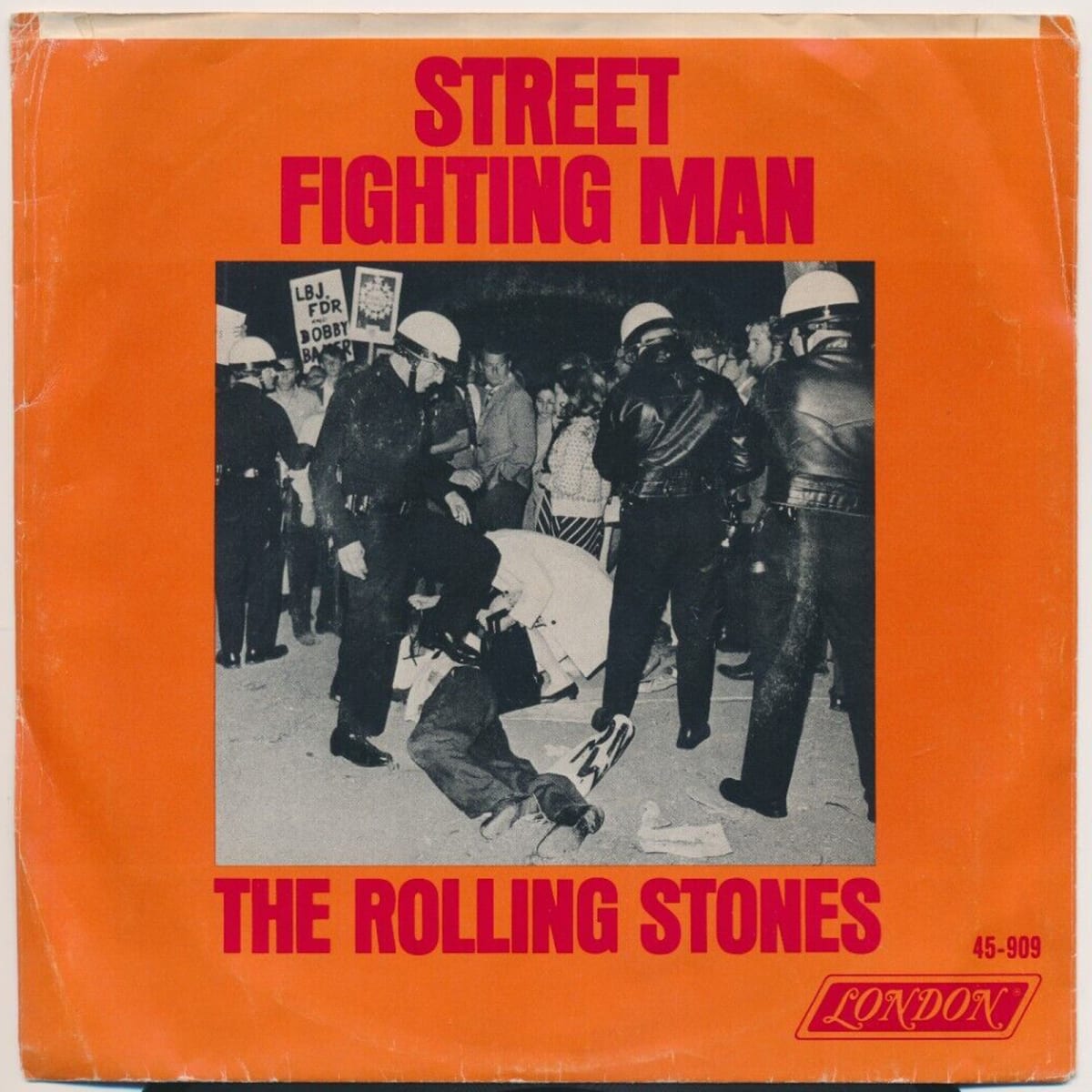 The Rolling Stones' “Street Fighting Man” becomes top