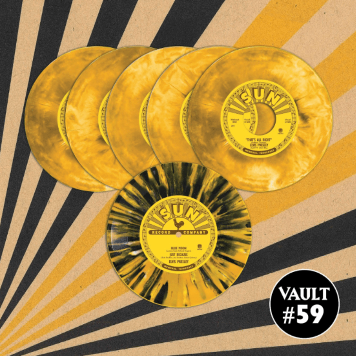 本物の Records Man Third announces The on collection 'Vault' Elvis その他