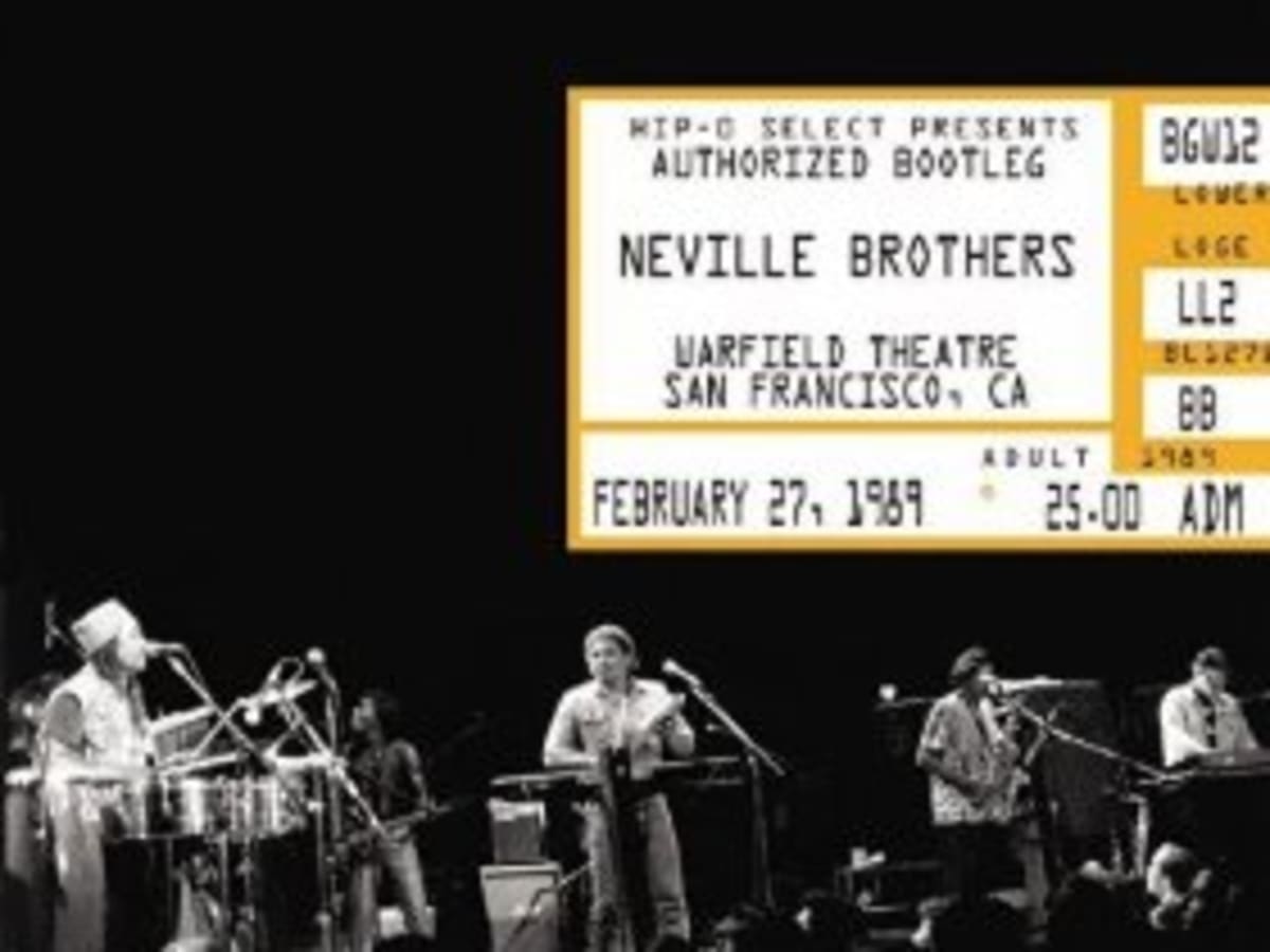 Neville Brothers Show Much Fire On Authorized Bootleg Goldmine Magazine Record Collector Music Memorabilia