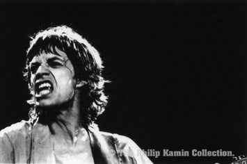 Photographer Phillip Kamin calls this photo of Mick Jagger of The Rolling Stones his favorite image from all his years of shooting concerts. (The Phillip Kamin Collection)