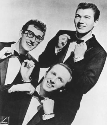 Buddy Holly and The Crickets. Feb. 3, 2009, marked the 50th anniversary of "The Day The Music Died," the plane crash that killed Buddy Holly, Ritchie Valens and J.P. "The Big Bopper" Richardson. Photo: James J. Kriegsman.