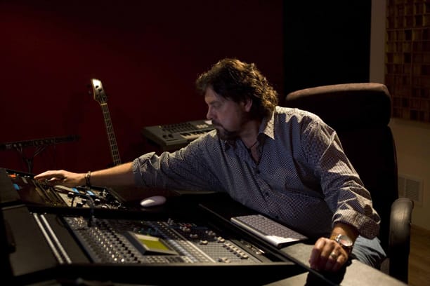 Alan Parsons in the studio