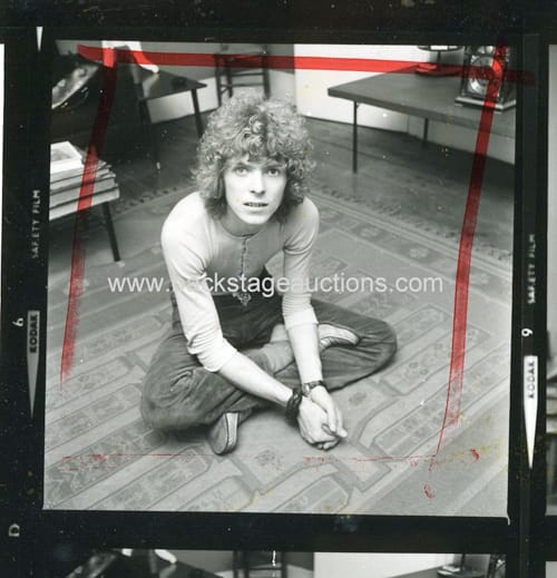David Bowie image courtesy of Backstage Auctions.