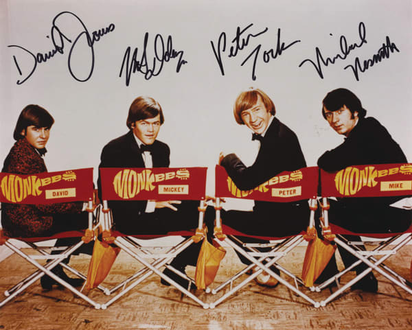 The Monkees signed photo