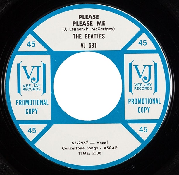 Beatles Vee Jay 581 Please Please Me