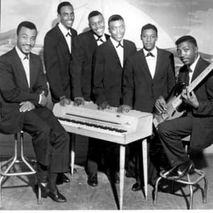 The Zodiacs (1960) were (from left): Maurice Williams, Wiley Bennett, Henry “Shane” Gaston, Charles “Frog” Thomas, Willie Morrow and Albert Hill. Photo courtesy Maurice Williams