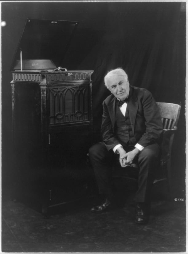 Thomas Edison phonograph 1921