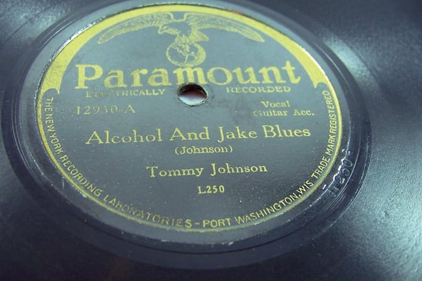 Tommy Johnson Alcohol and Jake Blues on Paramount 12950