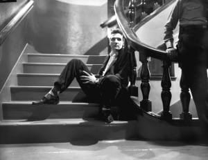 Elvis Presley backstage 1956