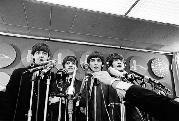 Beatles 1964 press conference courtesy Apple Corps Ltd.