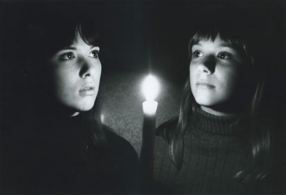 Heart sisters Ann and Nancy Wilson in 1966