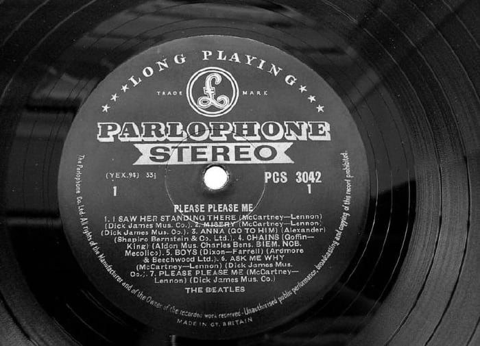 The Beatles, "Please Please Me" LP. Described as the most sought-after Beatles collectible in the world today