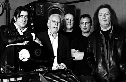 PROCOL HARUM, from left: Josh Phillips, Gary Brooker, Geoff Dunn, Matt Peg, Geoff Whitehorn. Photo by Simon Thiselton