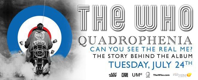 The excellent documentary film The Who: Quadrophenia—Can You See The Real Me? The Story Behind The Album had its premiere in theaters across the United States last night (Tuesday, July 24th).