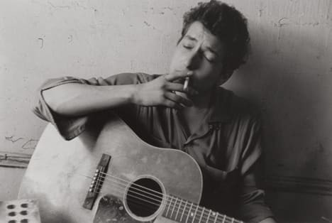 Bob Dylan silver gelatin print by John Cohen