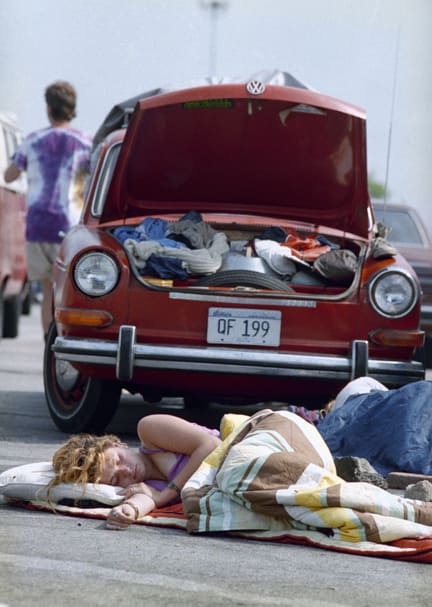 Deadhead camper at Grateful Dead concert