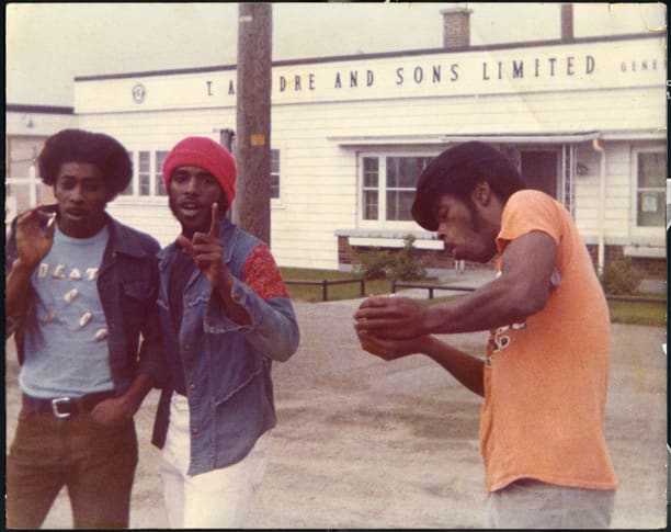 Brothers xx, xx, xxx comprised the Detroit-based punk rock group A Band Called Death. Photo courtesy Seattle International Film Festival.